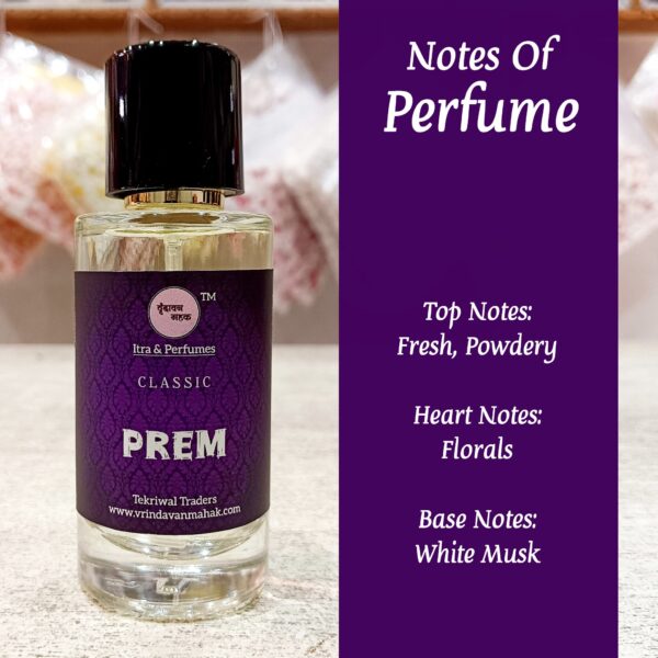 Prem Perfume by Vrindavan Mahak | Soft Floral Musk with a Powdery Whisper of Devotion and Calm - Image 2
