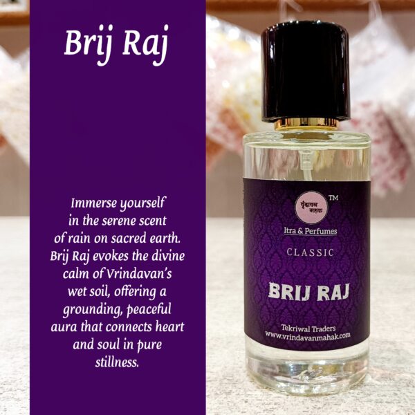 Brij Raj Perfume by Vrindavan Mahak | Earthy Aroma of Rain-Kissed Soil with Calm & Depth, Fragrance of Wet Sand - Image 3