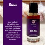 Raas Perfume by Vrindavan Mahak | Bold Musk and Saffron Scent Echoing Divine Celebration and Passion - Image 3