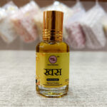 Khus Roll On Attar | Fresh, Earthy Vetiver Floral Aroma of Vrindavan, Cooling & Calming Fragrance