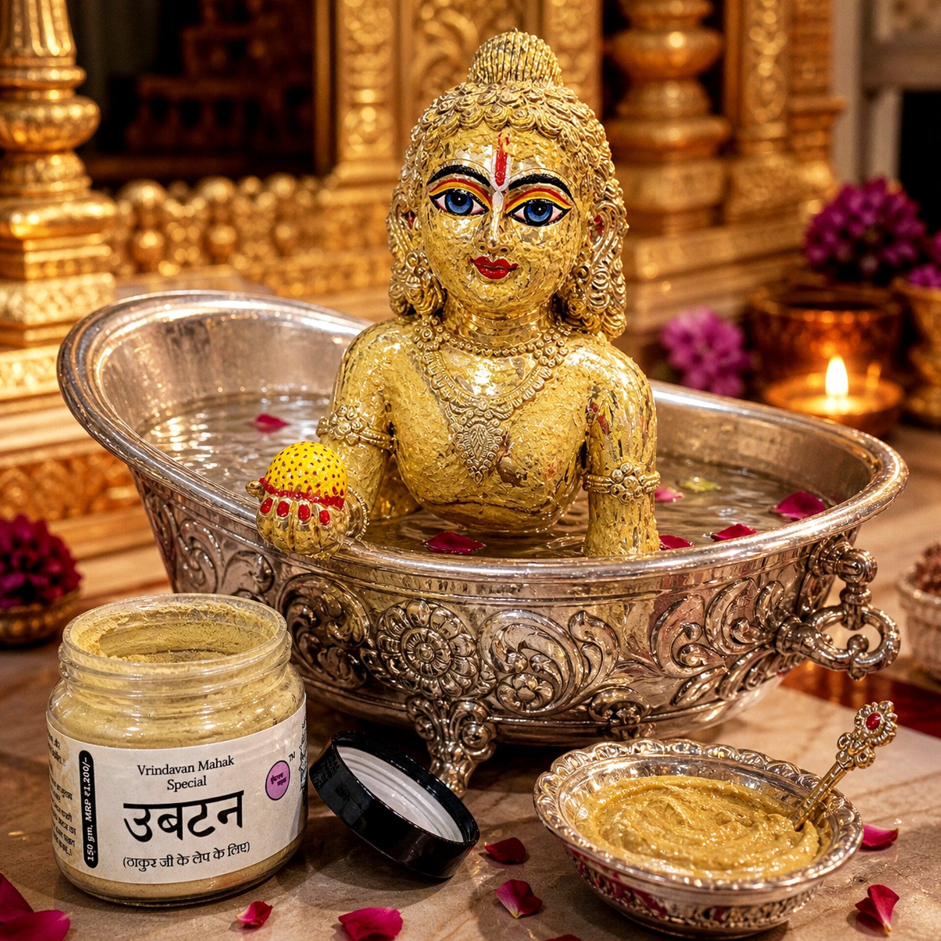 laddu gopal snan sewa